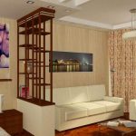 Suunnittele pieni olohuone-makuuhuone