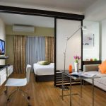 Ložnice design obývací pokoj v jedné místnosti