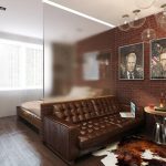 Klassieke slaapkamer met design-woonkamer