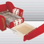 Folding Red Bed Chair