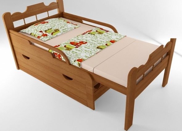 Gyermek összecsukható ágy Vyrastayka