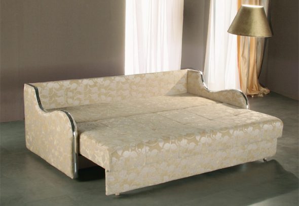 Eurobook-taitettava sohva beige