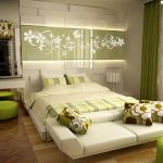 חדר השינה בגוני ירוק