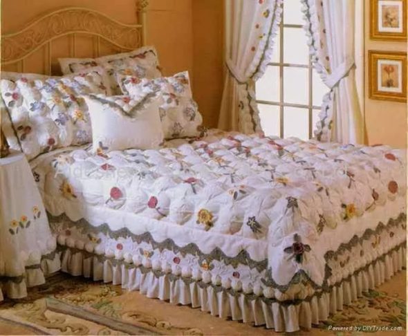 Ágynemű fotó design egy dupla ágyon