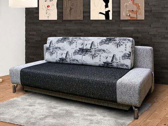 eurobook sofa lipat berhampiran dinding