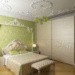 bilik tidur hijau muda