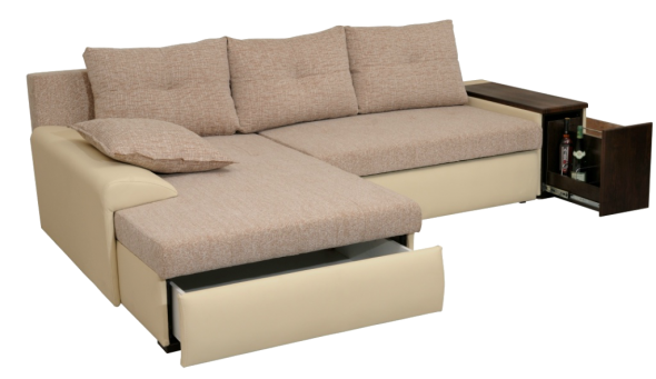 Grande divano ad angolo pieghevole