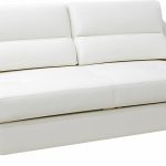 Sofa putih dari kulit eko