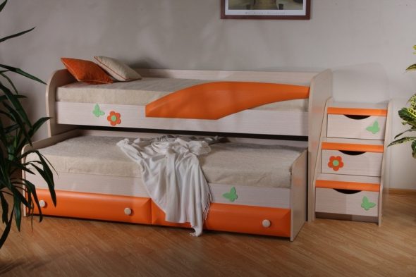 visszahúzható emeletes ágy