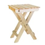 Skládací stolička do-it-yourself z masivního dřeva