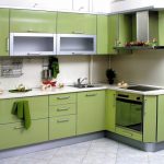 Corner kitchen set för små kök