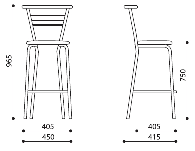 barová stolička marco
