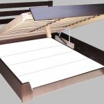 houten bed