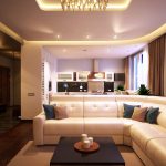 moderní design interiéru obývacího pokoje
