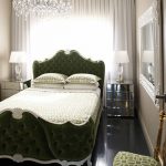 design malé ložnice postel