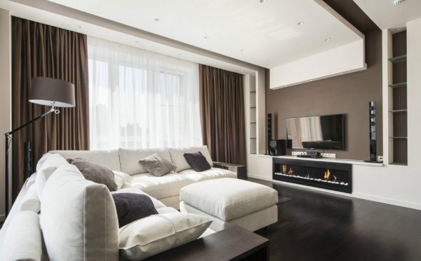 high-tech obývací pokoj