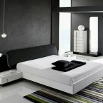 ágy minimalista stílusban