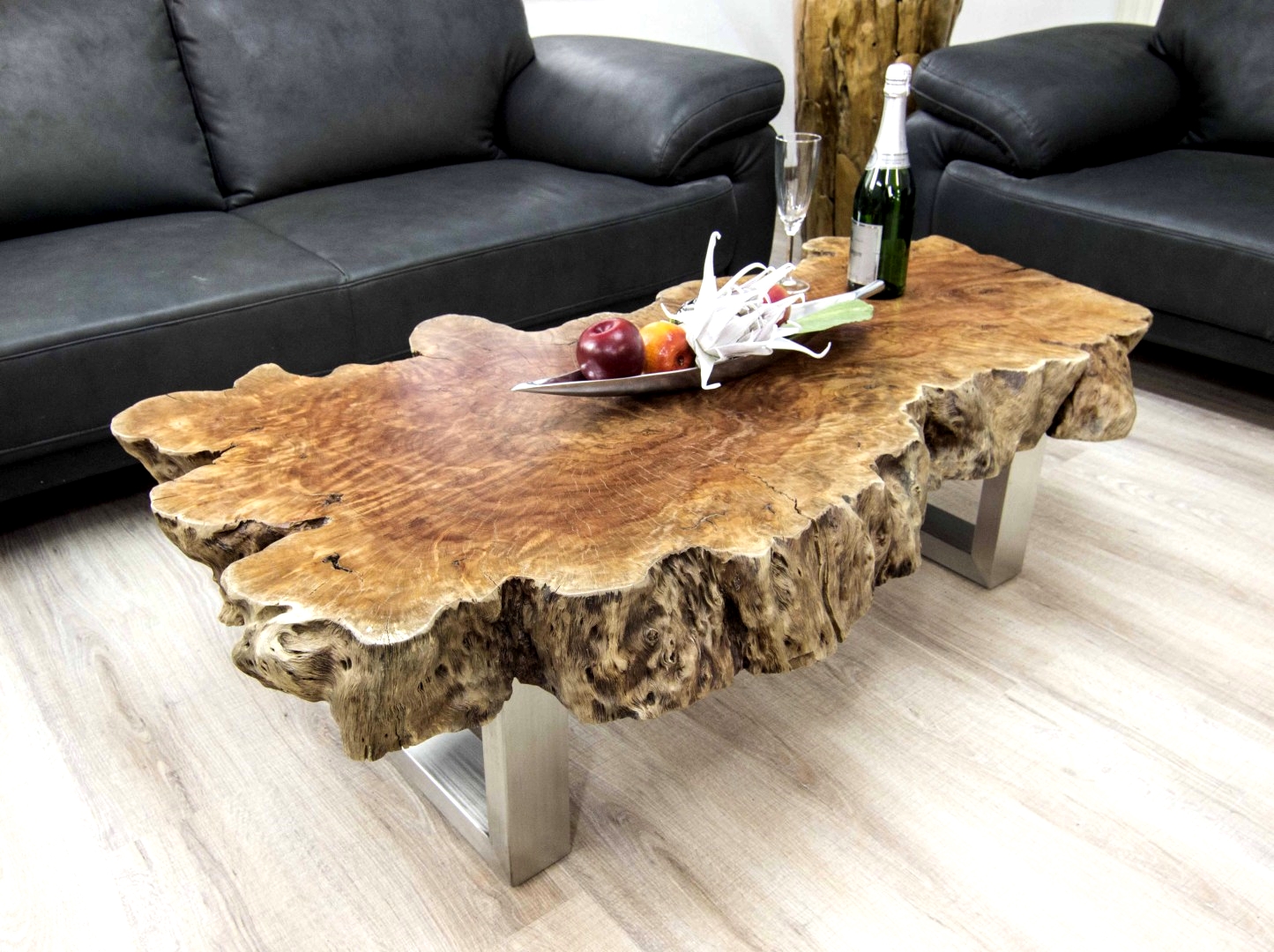 massief houten tafel