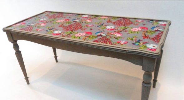 Do-yourself decoupage the table