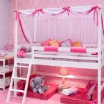 Dětská postel podkrovní princezna