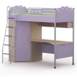 Dětská postel podkroví pro dívku