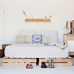 łóżkowe drewniane pomysły na zdjęcia