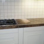 Piano cucina in marmo marrone