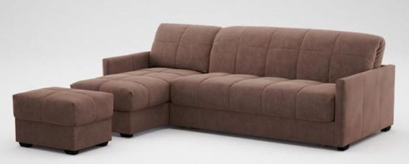 sofa dengan pouf