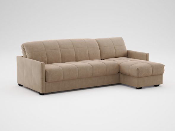 sofa sudut dengan pita kecil