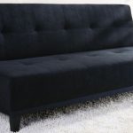 divano in pelle scamosciata nera