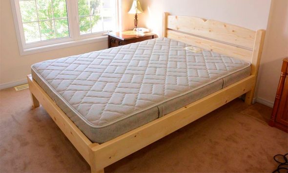 dřevěné postele to udělat sami