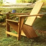 כסא גינה מעץ