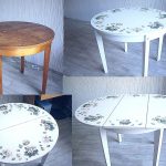 uppdatering av gamla möbler med gör-det-själv-decoupage teknik