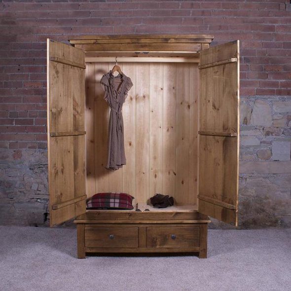 garderobe massief hout DIY