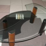 Vytváření skleněného stolu s vlastními rukama zajímavého designu
