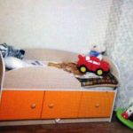 سرير الأطفال مع الجانب واقية + فراش العظام