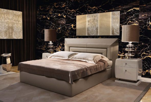 Manželská postel v moderním stylu
