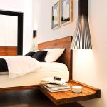 fából készült ágy fotó design
