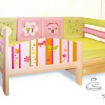 katil bayi dengan bumper untuk kanak-kanak perempuan