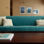 sofa turquoise selesa