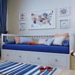 Katil IKEA dengan laci
