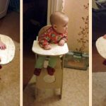 dětská stolička z různých úhlů