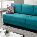 divano design soggiorno turchese