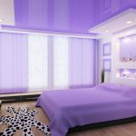 manželská postel fialová