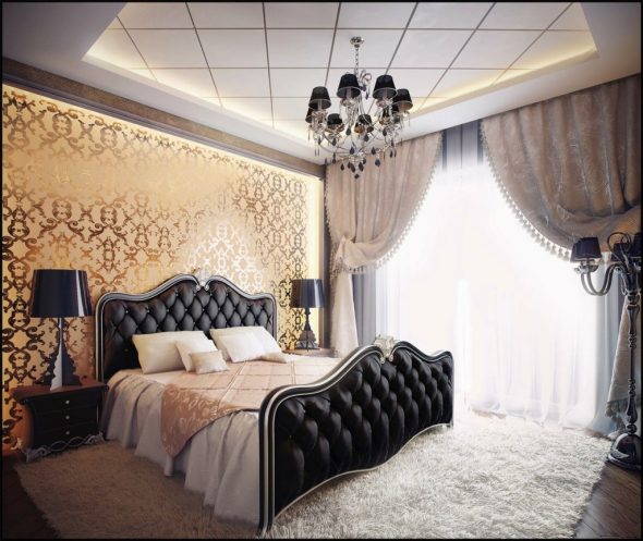 klassieke slaapkamer