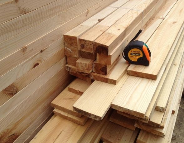 hout voor meubels