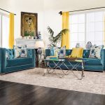 sofa turquoise moden