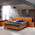 kétszemélyes ágy modern belső