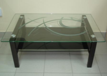 שולחן אמנות זכוכית