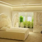 manželská postel vanilkový design